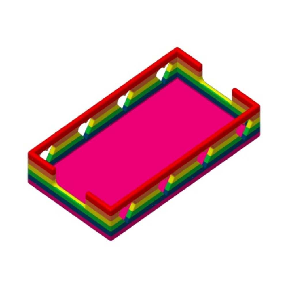 Rainbow Pattern Bath napkin Tray